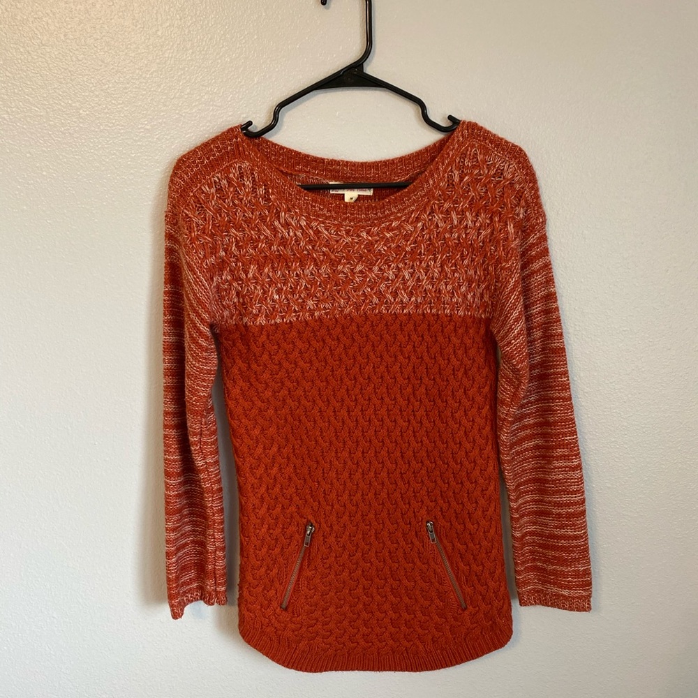 Orange Sweater